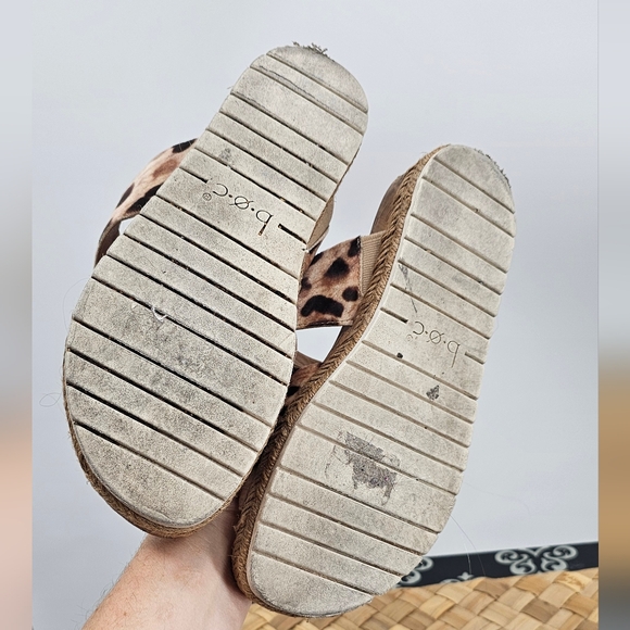 b.o.c. Women's Leopard Print Sandals - Picture 11 of 13